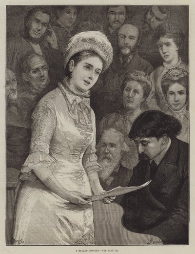 Bir Balad Konseri by Alfred Edward Emslie